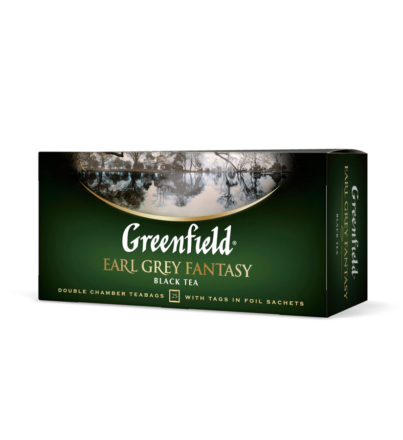 GREENFIELD "Earl Gray Fantasy" melnā tēja 25x2g