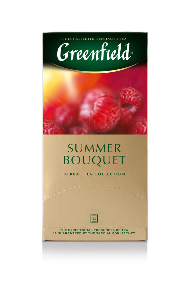 GREENFIELD "Summer Bouquet" zāļu tēja 25x2g