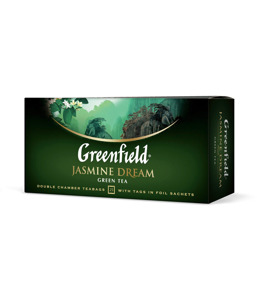 GREENFIELD "Jasmine Dream" zaļā tēja 25x2g