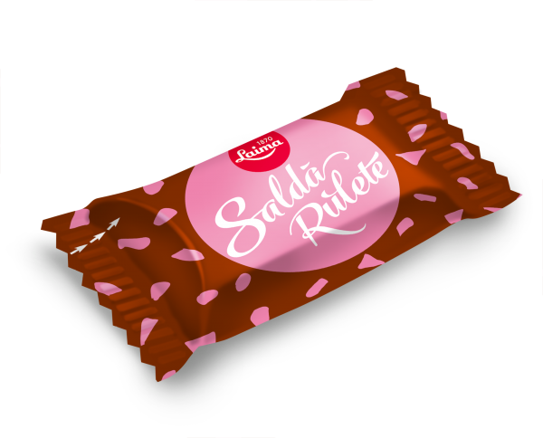 Šokolādes konfektes Laima "Saldā rulete" 1 kg