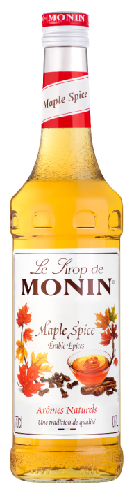 Ar kļavas sīrupa garšu sīrups Monin 0.7L