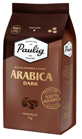 Kafijas pupiņas Paulig Arabica Dark  1kg