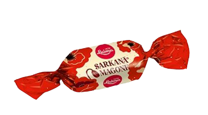 Šokolādes konfektes "Sarkanā Magone" Laima 1 kg