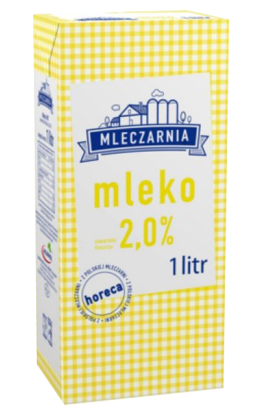 Piens 2% Mlekpol  1L