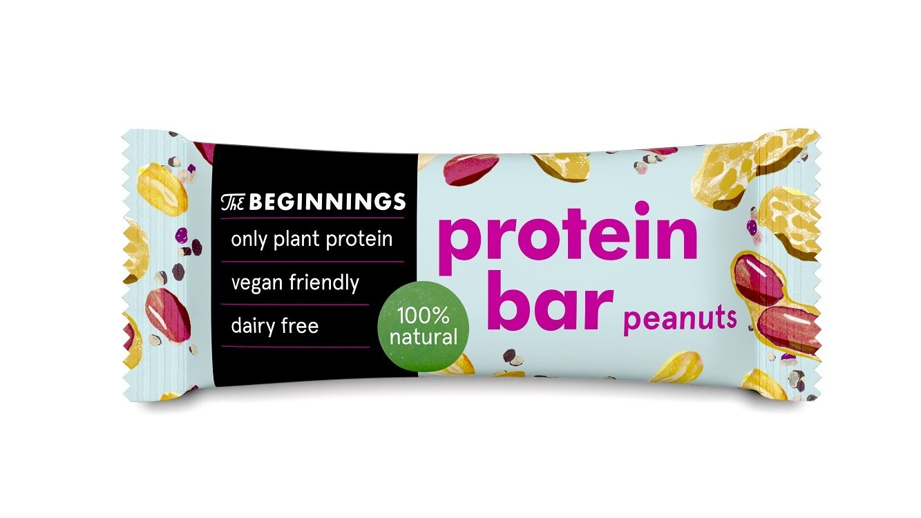 Batoniņš The BEGINNINGS Zemesriekstu proteīna, 40g