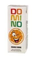 Dzēriens DOMINO Apelsīnu, ar salmiņu, 200 ml