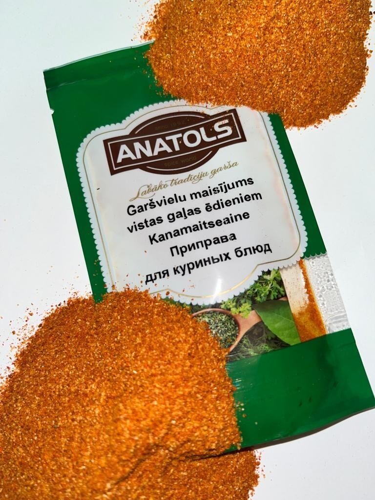 Garšvielu maisījums ANATOLS vistas gaļas ēdieniem, 10g