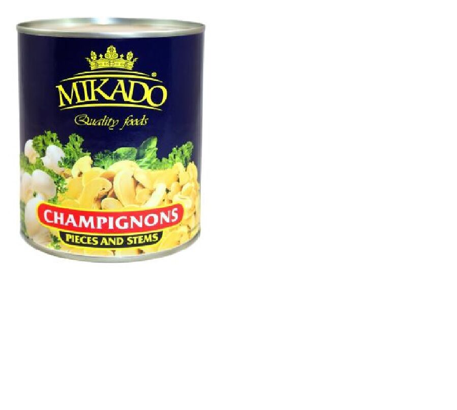 Sēnes MIKADO, sagrieztas, 850ml/460g