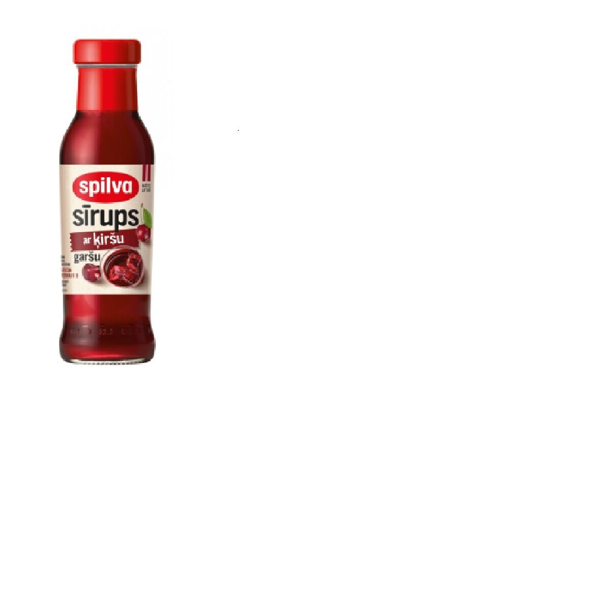 Sīrups SPILVA, ar Ķiršu garšu, 320ml (DEP)