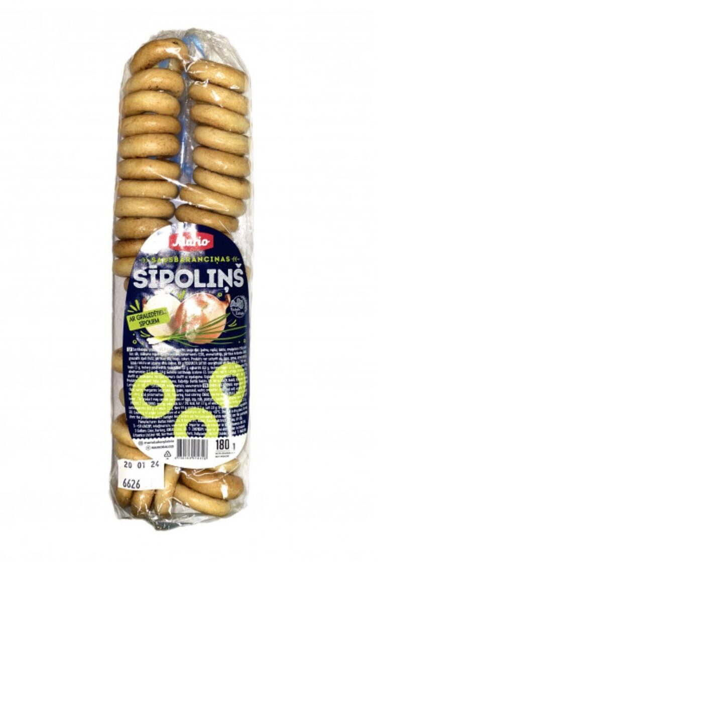 Sausbaranciņas MARIO, Sīpoliņš, virtenes, 180g