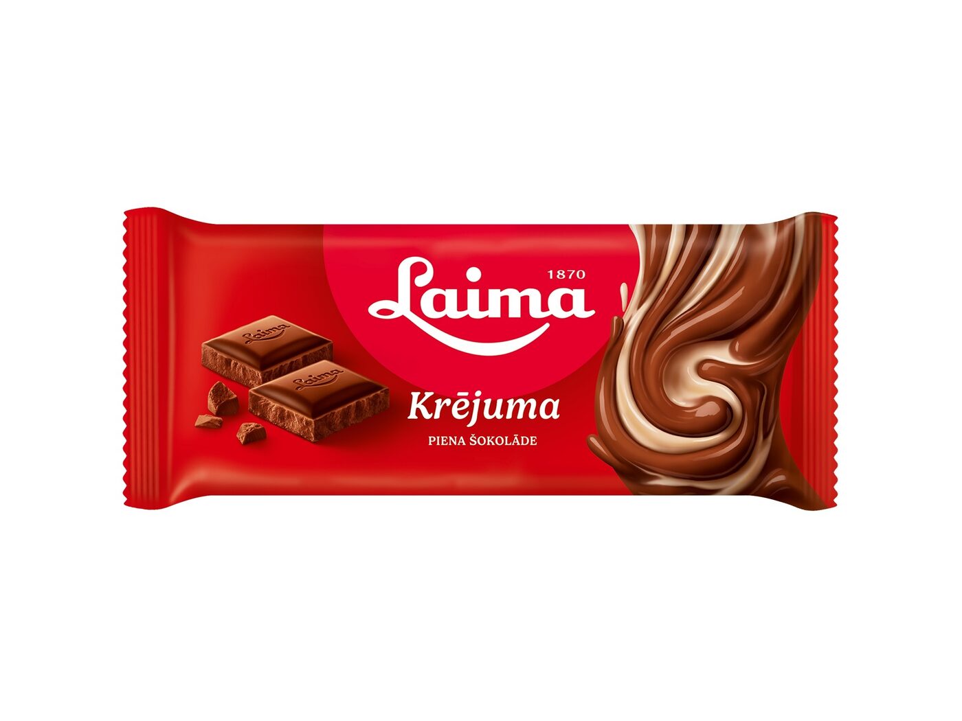 Krējuma piena šokolāde LAIMA, 90g