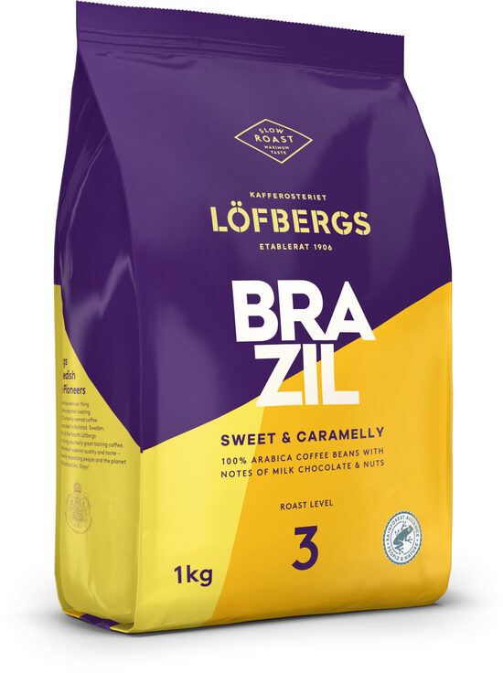 Kafijas pupiņas Lofbergs Lila Brazil 1kg