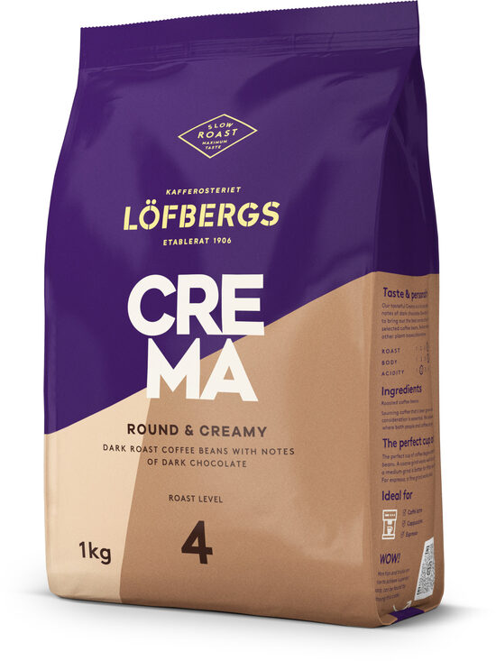 Kafijas pupiņas Crema 1kg            