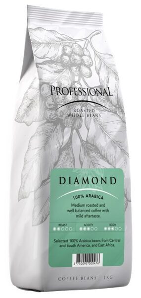 Kafijas pupiņas Professional Diamond 1kg