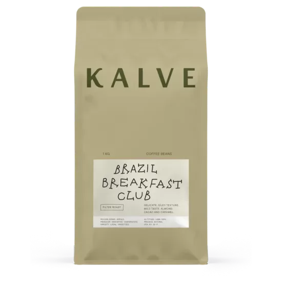 Kafijas pupiņas Kalve Brazil Breakfast Club 1kg