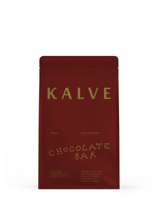 Kafijas pupiņas Kalve Chocolate Bar 250g 