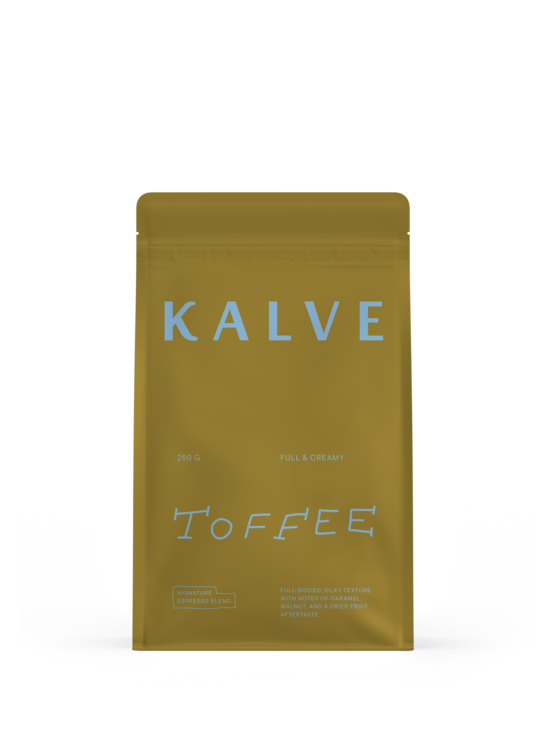 Kafijas pupiņas Kalve Toffee 250g 