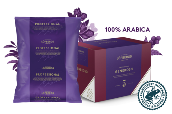 Kafijas pupiņas Lofbergs Lila Generoso 1kg