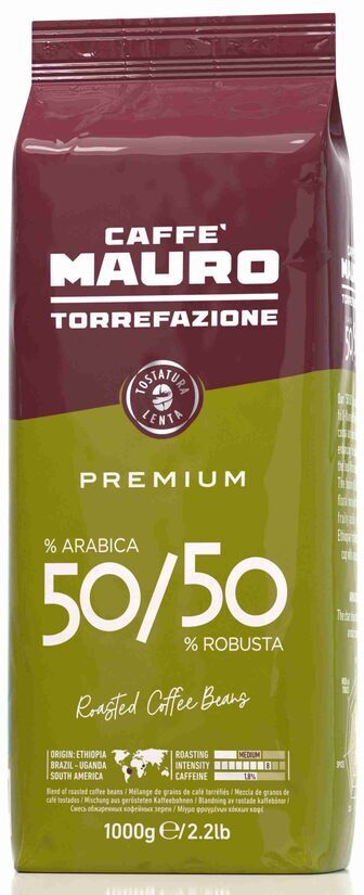 Kafijas pupiņas MAURO Premium 50/50 1kg