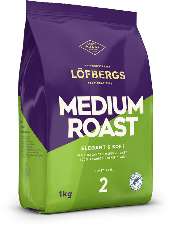 Kafijas pupiņas Lofbergs Lila Medium Roast 1kg