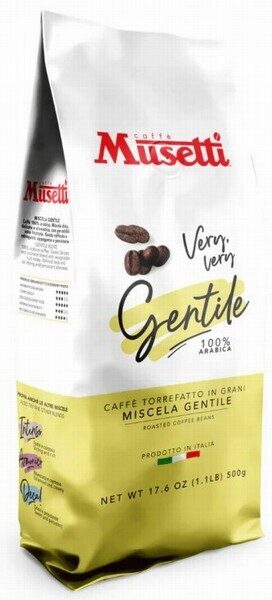Kafijas pupiņas Musetti Gentile 500g