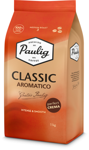 Pupiņu kafija Paulig Classic Aromatico 1kg