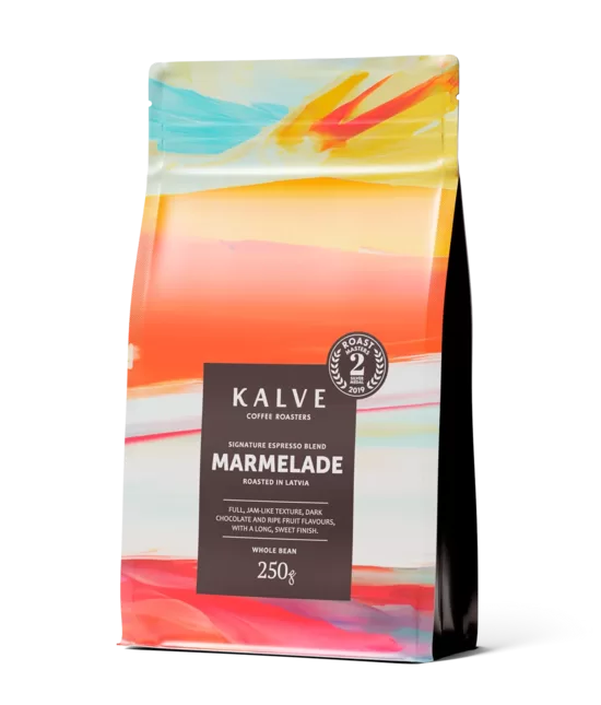 Kalve Marmalade (Espresso grauzdējums) kafijas pupiņas 250g