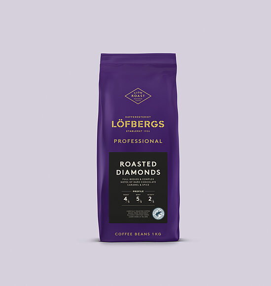 Kafijas pupiņas Diamond Roasted 1kg        