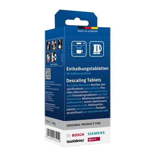 Siemens/Bosch  atkaļķošanas tabletes 6gab