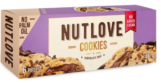 Cepumi NUT LOVE ALLNUTRITION ar lazdu riekstiem un kakao pildījumu, ar šok. gab., pārklāts ar piena