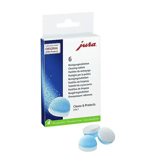 Tīrīšanas tabletes Jura 6gab
