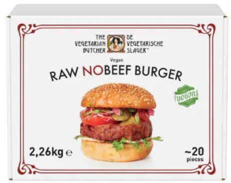 Burgera gaļa vegānā, 20 gab, 2.26kg