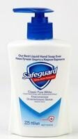 Šķidrās roku ziepes SAFEGUARD Pure White, 225ml
