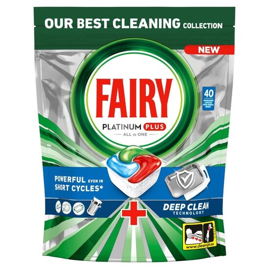 Trauku mazg.kapsulas FAIRY Platinum+ Deep Clean, 40gb