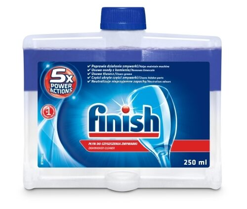 Līdzeklis trauku mazgāšanas automātu kopšanai FINISH, 250ml