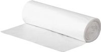 Atkritumu maisi HDPE 5L, 10 mk, 34x39cm, 20 gab., balti-caurspīdīgi