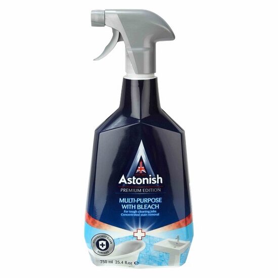 Universāls tīrīšanas līdzeklis ar balinātāju ASTONISH, 750ml