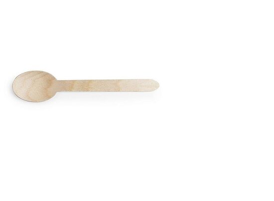 Vienreizējas koka karotes, 17cm VEGWARE, 0.27kg, 100gab