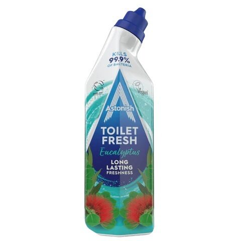 Tualetes podu tīrīšanas un dezinfekcijas želeja ASTONISH Eikalipts, 750ml