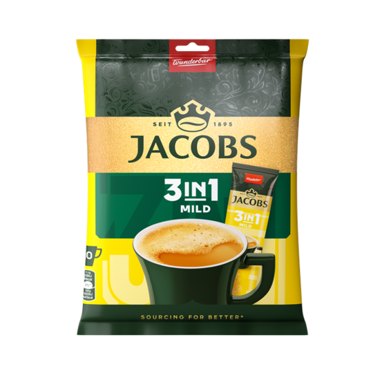JACOBS 3in1 MILD (10 x 11,1g), 111g