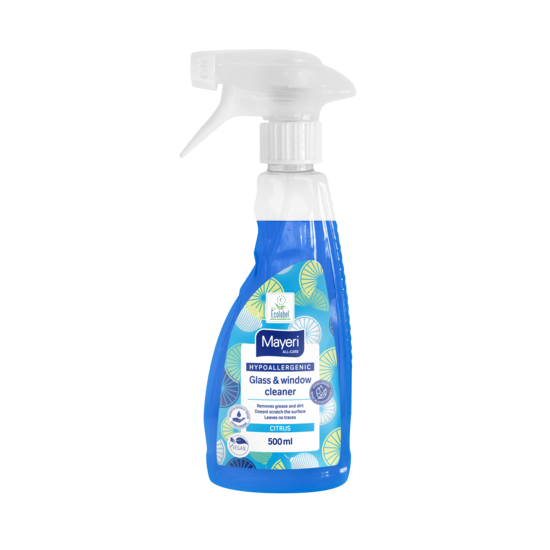 Hipoalerģisks stikla tīrīšanas līdzeklis MAYERI Citrus, 500ml