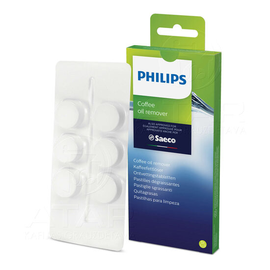 SAECO / PHILIPS kafijas eļļas likvidēšanas tabletes, 6 gab. (CA6704/10)