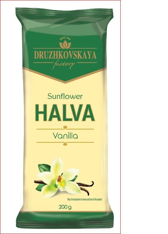 Saulespuķu halva ar vaniļas garšu, 200g