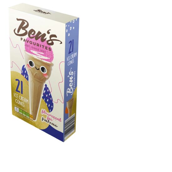 Vafeļu konusi BEN'S FAVOURITES, 21gab., 73g