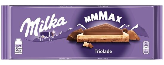 Šokolāde MILKA Triolade 280g