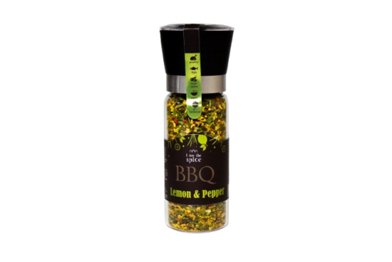 Sāls un garšvielu maisījums I AM THE SPICE, citrons un pipari, dzirnaviņās, 160g