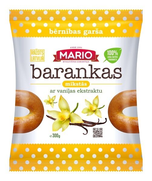 Mīkstās barankas MARIO ar vanilīnu, 300g