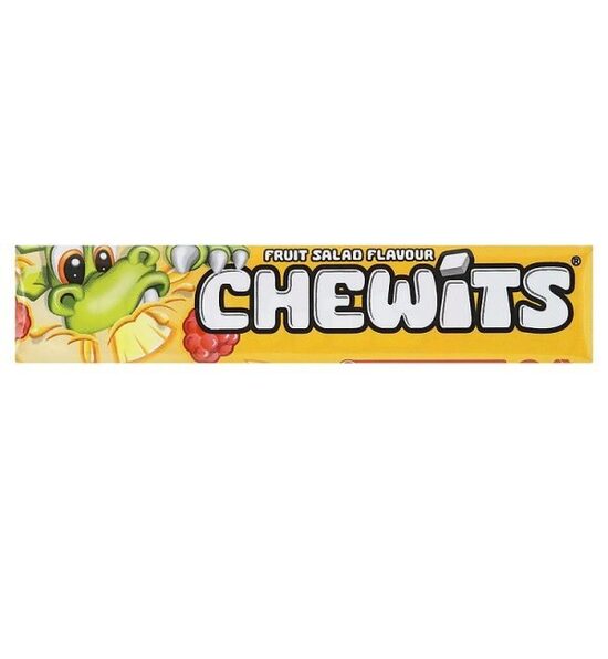 Košļājamās konfektes CHEWITS Fruit Salad, 30g