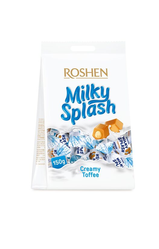 Īrisa karamele ROSHEN Milky Splash, 150g