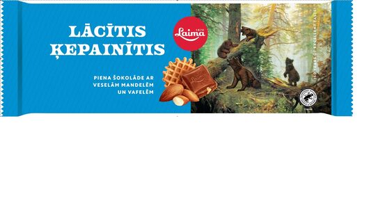 Piena šokolāde LAIMA Lācītis Ķepainītis, 190g